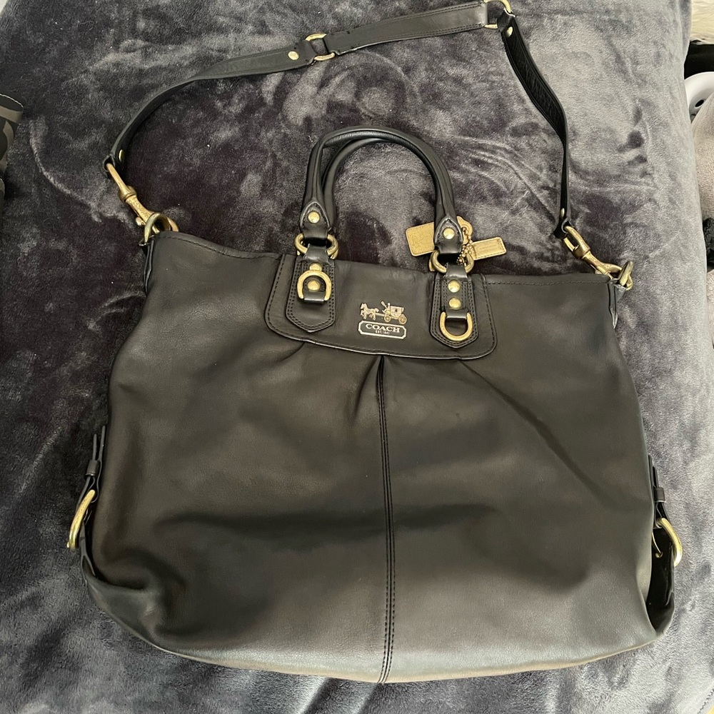 Authentic leather coach purse 👜